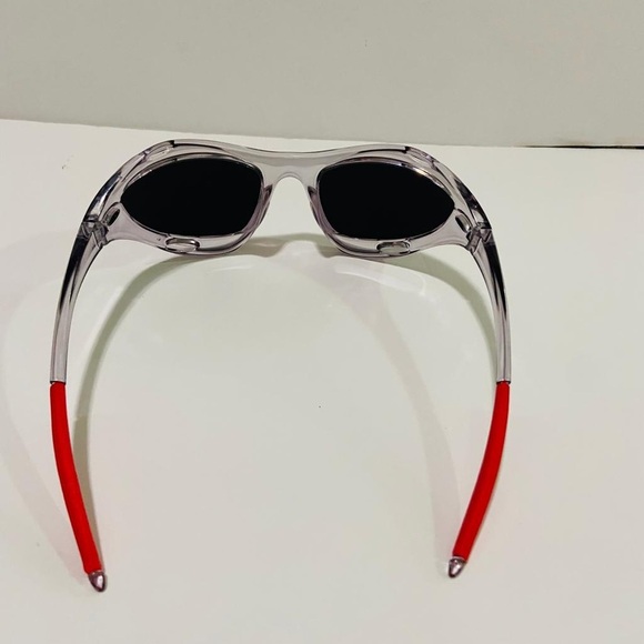 Steampunk chunky futuristic racing sunglasses
